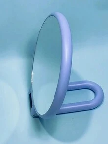 雙面手持式鏡子，1X 15X放大倍率旋轉折疊可調手柄便攜式，適用於女士眼妝和剃鬚，桌上化妝必備 - 彩色 - 查看 8