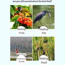 1/2roll 50/100m Super-Reflective Bird Scare Tape - Durable Pest Repellent Ribbon For Outdoor Spaces - Easy-To-Use Bird Deterrent Solution For Gardens, Homes, And Farms