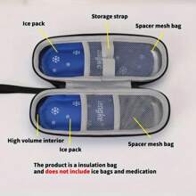 Bolsa térmica para insulina - Enfriador portátil para campamento y viajes al aire libre, diseño ligero y duradero, durabilidad mejorada