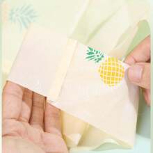 超值装 50/100 件一次性背心式袋、购物袋、塑料手提袋、包装袋、水果袋、礼品袋、卡通包装袋、强承载力垃圾袋，适用于商店、厨房、浴室、家庭、家居用品 - 彩色 - 查看 10