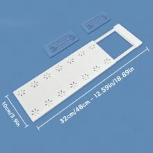 1 pezzo ripartitore di armadietti, ripiano di archiviazione del ripiano dellarmadio con design espandibile a parete regolabile, colore casuale - perfetto per organizzare armadietti e credenze, camera da letto universitaria