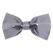 Fuchsia Bow Tie For Men - Mens Solid Color Clip-On Bow Ties