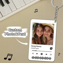 Customized Photo Carved Keychain, Personalized Couple Image Keychain, Perfect Anniversary Gift For Loved Ones, Exclusive Gift For Both Men And Women