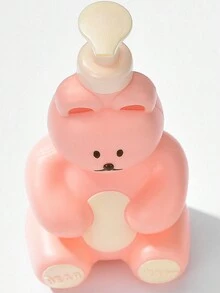 1pc Cartoon Bear Empty Pump Bottle For Foam Cleanser Or Hand Sanitizer, 250ml Capacity For Bath Gel - Multicolor - View 8
