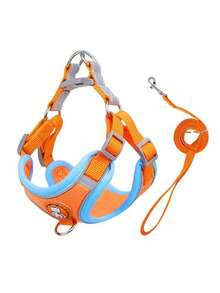 Dây nịt thú cưng, dây xích, dây xích chó nhỏ và vừa, dây xích chó kiểu vest, đồ dùng cho thú cưng - Nhiều màu - Xem 2