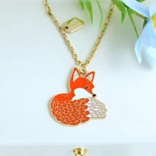 5pcs Enamel Fox Charms For Jewelry Making - Cute Animal Charms For Earrings Keychains Bracelets Necklaces Crafts - Multicolor - View 2