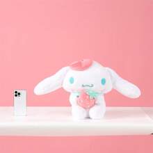 MINISO 三丽鸥人物肉桂卷系列大号草莓味毛绒公仔柔软可爱填充枕头娃娃礼物 - 白色 - 查看 10