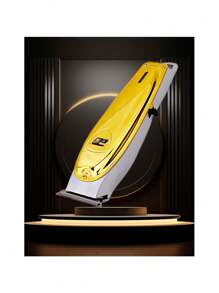 FD maquina de corta cebello cromado,Cortadora De Pelo Trimmer Recargable - Dorado - Ver 2