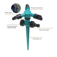 1 Máy Tính Tưới Cây Tự Động Thiết Bị Nhựa Mặt Đất-Trong Tưới Nước Hình Tam Giác Vòi Phun Tưới Tưới Nước Cho Sân Vườn Bãi Cỏ Tưới Cây - màu xanh lá - Xem 5