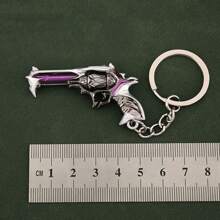 1pc VALORANT Plunder Impression Colorful Weapon Full Metal Model Keychain - Multicolor - View 7