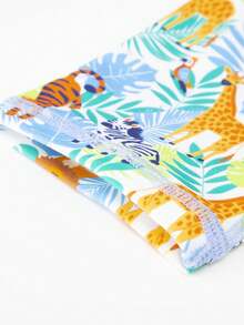 mini bala 男童裤子 2024 夏季新款潮流柔软短裤 - 卡其色 - 查看 7