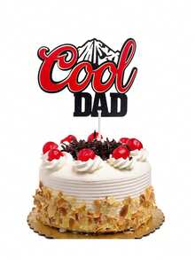10pcs, Father's Day Cake Toppers, Dad's Birthday/Father's Day Cake Decorations "Best Dad"Super Dad""Cool Dad"And"Love YOU Dad"For Father's Birthday Party - 10pcs Cake Toppers - View 9