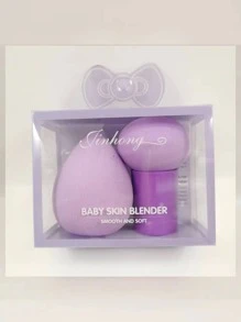 2pcs Mushroom Shaped Makeup-Sponges In Random Colors And Random Packaging, Suitable For Cream And Powder Concealer, Loose Powder Applicator, Ultra-Soft Beauty Sponges - Multicolor - View 9