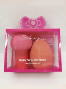 2pcs Mushroom Shaped Makeup-Sponges In Random Colors And Random Packaging, Suitable For Cream And Powder Concealer, Loose Powder Applicator, Ultra-Soft Beauty Sponges - Multicolor - View 10