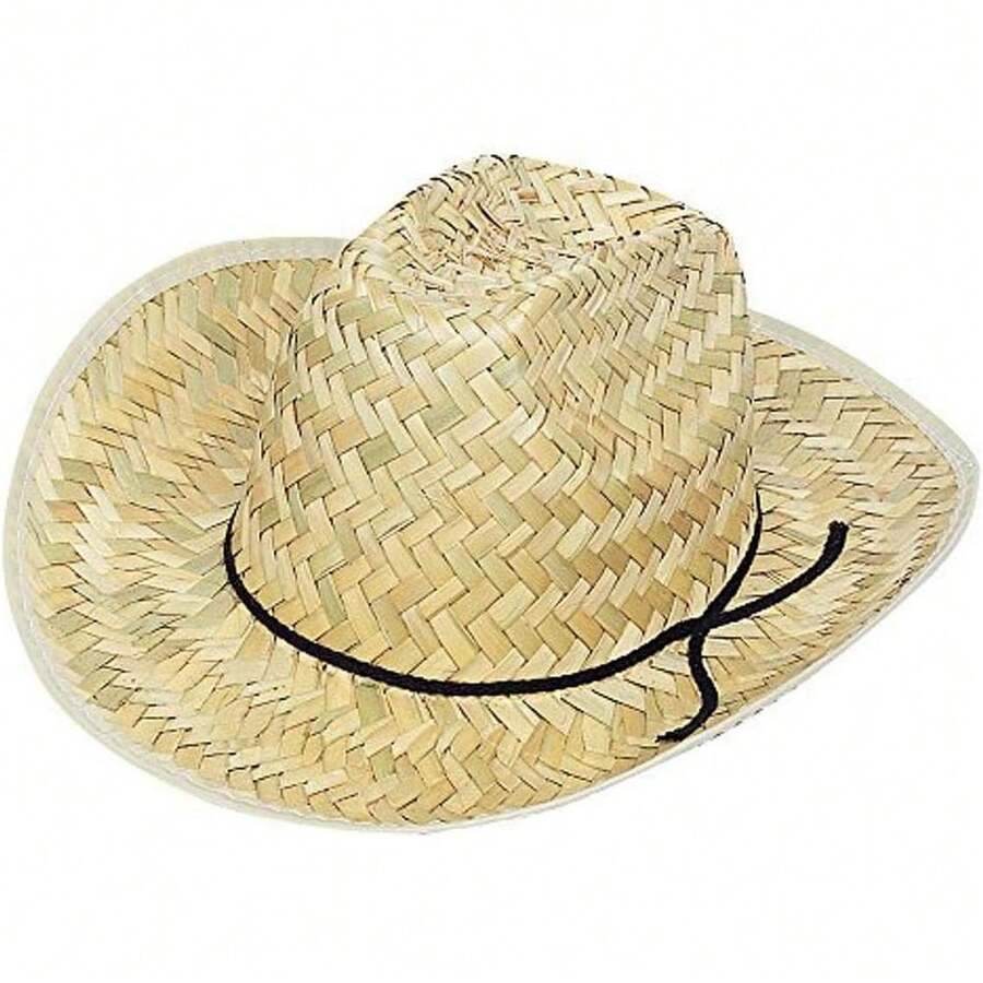 Unique Party Unisex Adult Cowboy Hat (Cream) - Beige - View 1