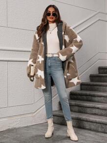 Women Winter Coats - 灰色 - 查看 2