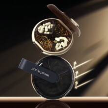 小型藥盒，可愛藥盒 - 旅行每日藥物組織者，方便攜帶的漂亮藥物容器，適合放在手提包口袋中的緊湊型藥物盒，可容納維生素、魚油、補品 - 彩色 - 查看 5