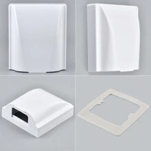 1pc 86 Type Waterproof Box Compatible With Switch Socket Panel, Waterproof Cover For Bathroom Socket In Bathroom