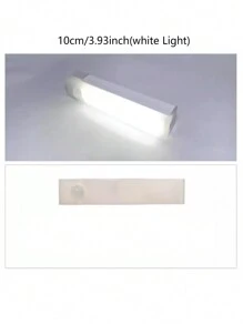 LED Motion Sensor Long Strip Night Light, USB Charging, Induction, Constant Light, Switch 3 In 1 Wall-Mounted Home Decor Lamp - White - View 20