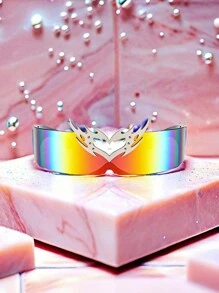 Băng đô thiết kế hình trái tim và ngọn lửa theo phong cách tương lai Y2K kèm kính, trang phục thời trang Rave, dành cho cả nam và nữ - màu đen - Xem 7
