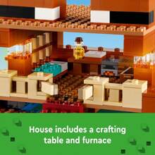 La Casa del Sapo, un juguete de construcción para niños, caracterizando animales, un barco de juguete y figuras  un regalo de juego para niñas y niños mayores de 8 años, 21256 Decoración de habitación, regalos navideños, bloques de colores, habitación de niños, Lego, Niños - 1 color - Ver 4