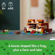 La Casa del Sapo, un juguete de construcción para niños, caracterizando animales, un barco de juguete y figuras  un regalo de juego para niñas y niños mayores de 8 años, 21256 Decoración de habitación, regalos navideños, bloques de colores, habitación de niños, Lego, Niños - 1 color - Ver 3