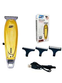 FD maquina de corta cebello cromado,Cortadora De Pelo Trimmer Recargable - Dorado - Ver 6