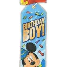 Disney Birthday Boy! Mickey Mouse Award Ribbon (Blue) - Cadet Blue - View 2