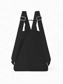 Large Capacity Casual Backpack, Suitable For Students, High School, Business/Commute/Work/Office, Outdoor/Hiking/Travel/Sports, Women. Student Backpack, Laptop Compartment, Lightweight, Ideal For Teenagers, College Students, Back To School - Black - View 6