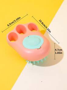 1入組可愛狗狗沐浴刷，寵物按摩刷洗髮水分配器 - 彩色 - 查看 14