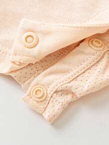 mini bala Summer Unisex Baby Girl Cloud Soft Antibacterial One-Piece Clothes Baby Breathable Crawling Clothes - Pink - View 8