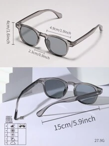1pc Vintage Classic Rhombus Rivet Decor Ladies Fashion Glasses In Black Marble, Blue & Grey Colors, Suitable For Summer & Seasons, Outdoor Retro Small Frame Cat Eye Polycarbonate Travel Commuting Glasses Beach Accessories For Women Glasses Shades Basics Fall Winter Women Outfits Clothes Business Casual Gifts Spring Summer Bright Colors For Summer Beach Vacation,Outdoor,Travel - 彩色 - 查看 29