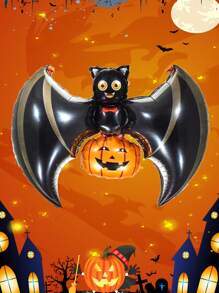 1 件万圣节铝箔气球，万圣节气球，蝙蝠南瓜气球，蜘蛛气球，万圣节装饰，圣诞节