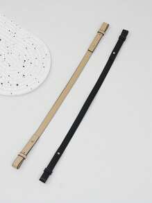 Fashionable Adjustable Bag Strap Accessories, Detachable Shoulder Strap Replacement For Women's Handbag - Black - View 2