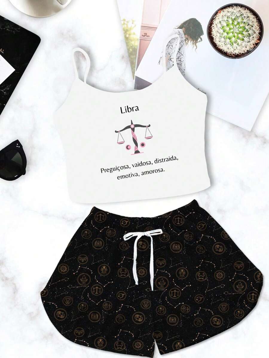 Women White Top & Shorts Pajama Sets - trắng - Xem 1