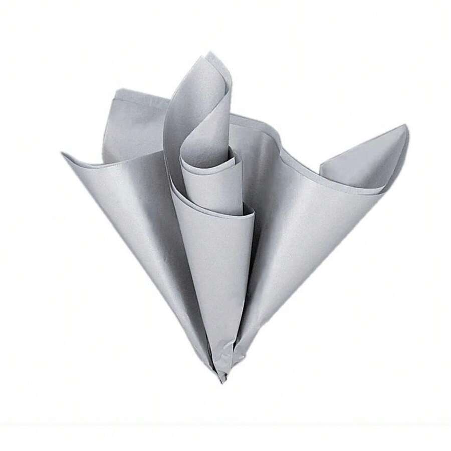 Unique Party Metallic Tissue Paper (Pack Of 5) (Silver) - Silver - View 1