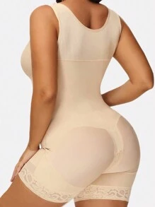 1pc High Compression Shapewear For Women  Fajas Colombianas Tummy Control Bodysuit Full Body Shaper 3 Hooks Waist Trainer Butt Lifter