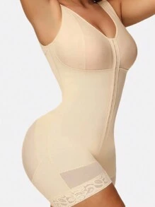 1pc High Compression Shapewear For Women  Fajas Colombianas Tummy Control Bodysuit Full Body Shaper 3 Hooks Waist Trainer Butt Lifter