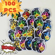 100 件新年充气臭气弹、恶作剧爆炸手榴弹、派对用品和五彩纸屑爆破器、CS 玩具，款式随机