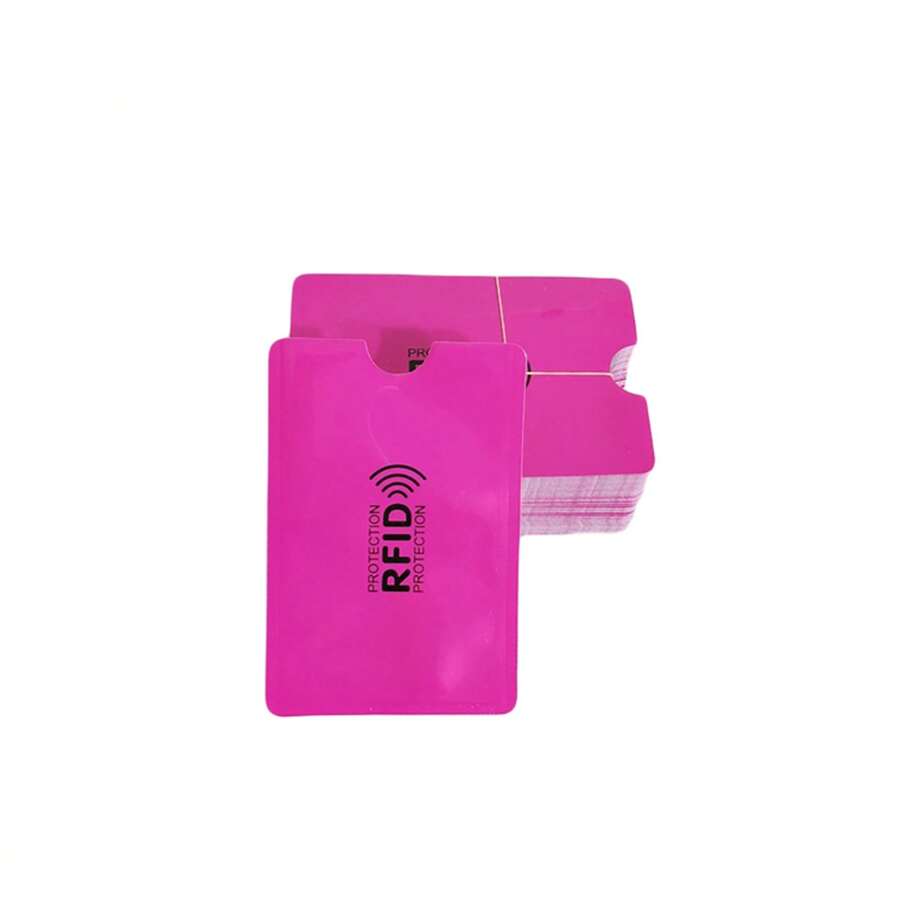 5 Pieces NFC Shielding Card Sleeve, Anti ID Card Bank