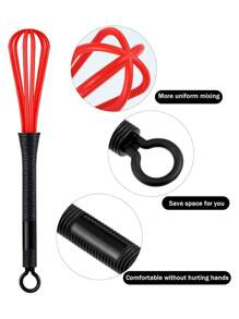 Hair Stirrer Hair Color Whisk, 1/3/5/10Pcs Plastic Hair Dye Cream Stirrer Mixer DIY Hairdressing Mixing Whisk For Salon Barber Hair Colour Hair Bleach,Whisks For Hair Dye Color Mixing- Plastic Manual Mixer Hair Dye Cream Stirrer- Salon Barber Plastic Whisk Hairdressing Dye Whisk-Blending, Whisking, Beating And Stirring(Black, Yellow, Pink, Purple, Blue),Hair Tools,Hair Products And Accessories For Barber Salon Beauty Travel Essentials,Back To School,Travel Holiday Essentials,Hair Accessories For Women,Slick Back Brush,Barber Accessories,Hair Dryer,Hair,Barber,Hair Tools,Hair Products,Hair Accessories,Edge Brush,Styling Brush,Barber Accessories,Travel,Hair Dryer,Hair Stuff,Hair Spray,Hair Accessories,Curly Hair Products,Hairdressing Equipment,Accessories,Hair Cutting Scissors,Christmas,Barbershop,Barber Accessories,Hair Accessories,Hairdressing,Travel Essentials,Travel Essential,Hairstyle,Hairdressing - Black - View 10