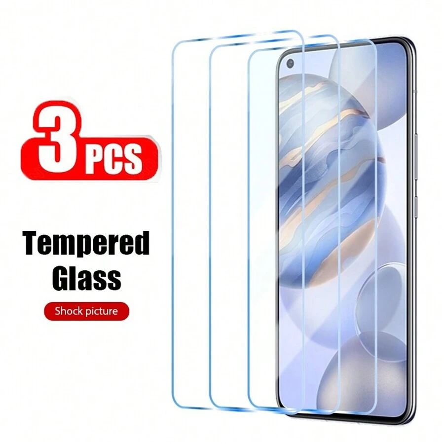 3/4 Stücke Premium Displayschutzfolie aus gehärtetem Glas kompatibel mit iPhone 16 Pro Max 14 15 Plus SE 2022 11 12 13 MINI 14 15 Pro Max X XS XR 7 8 Plus, kompatibel mit Xiaomi 14T 13T 12T 11T Pro