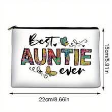 1入情人節禮物化妝包拉鍊袋給女友，我愛你禮物，戶外旅行收納袋，思念你的愛禮物，甜美美容套裝化妝包 - 白色 - 查看 3