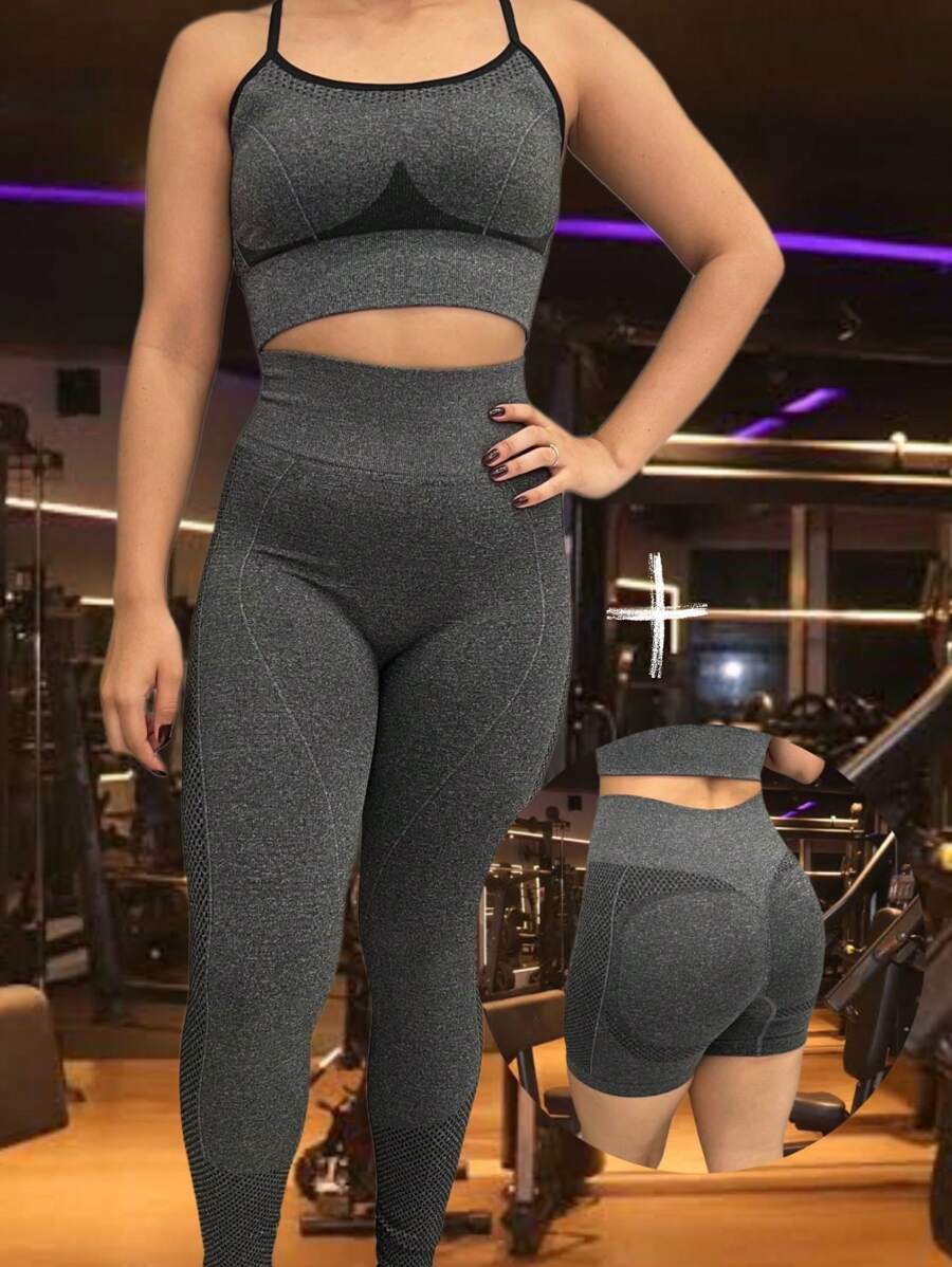 Women Sports Sets - Xám - Xem 1