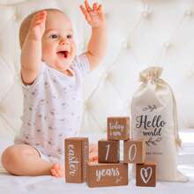 SHIXIONG Baby Growth Souvenirs - 杏色 - 查看 2