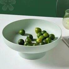 Ciotola per frutta rotonda con drenaggio, cesta per la frutta, contenitore in stile moderno per il tavolo della cucina, centrotavola decorativo per la casa, regalo di Natale