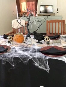 1/3/5入組萬聖節蜘蛛網裝飾，人造伸展DIY蜘蛛網與假蜘蛛，有白色、綠色、黑色，為室內戶外裝飾、聚會用品所需 - 查看 7