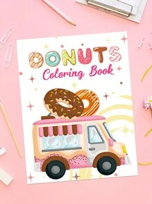 6 Piezas Libros para colorear de Animales de Granja/8 Piezas Libros para colorear de Donuts Dulces/12 Piezas Libros para colorear con Patrones de Dinosaurios, Libros de Dibujos Pequeños de Dibujos Animados, Regalo de Cumpleaños, Regalos para Profesores para Recompensar a Compañeros de Clase, Favor de Fiesta, Navidad - Multicolor - Ver 9