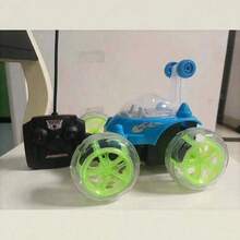 1入組高速遙控特技車，越野車具備翻滾功能，隨機顏色配送，適用於泳池水中遊戲、泳池派對 - 彩色 - 查看 10