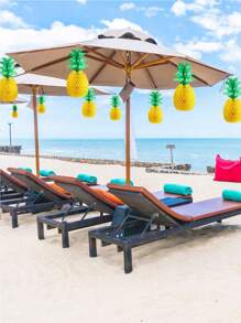 5 piezas Decoración con bola de panal de piña, decoración colgante de mesa de papel de piña, decoración de fiesta tropical hawaiana y selva, regalo, comedor al aire libre, ornamento de camping, fiesta con tema de frutas, decoración para bautizo y baby shower, decoración para revelación de género, farolillo de papel, Navidad